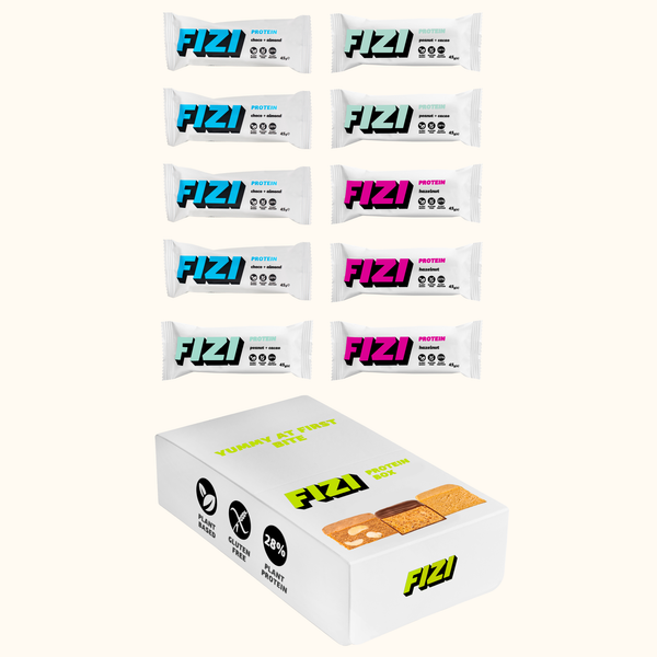 PROTEIN BOX 10 X 45G (MIX)