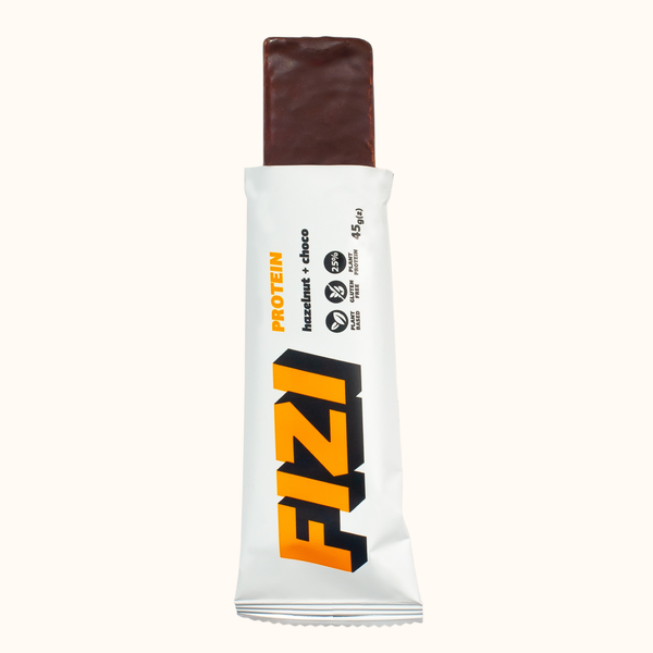PROTEIN BAR WITH CHOCOLATE GLAZE "HAZELNUT + CHOCO" 10 X 45G