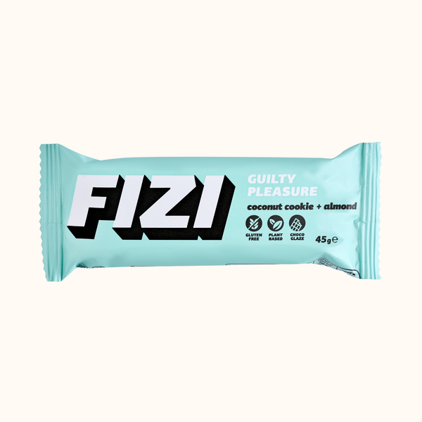 BAR WITH CHOCOLATE GLAZE "COCONUT COOKIE + ALMOND" 10 X 45G