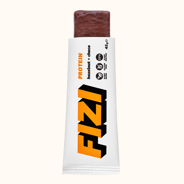 PROTEIN BAR WITH CHOCOLATE GLAZE "HAZELNUT + CHOCO" 10 X 45G